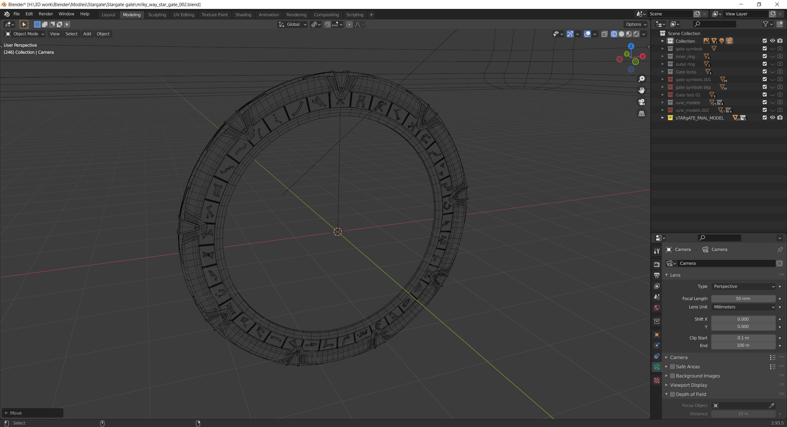 Stargate wireframe